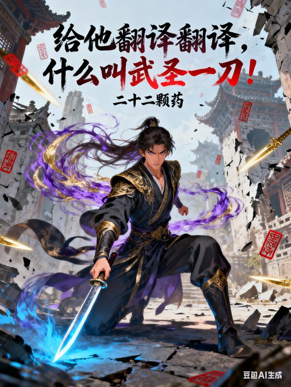 给他翻译翻译什么叫武圣一刀
